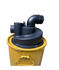 2.5 Inch Double Filtration Cyclone Dust Collector For Woodworking DIY Turbocharged Filter Industrial Separator close-up