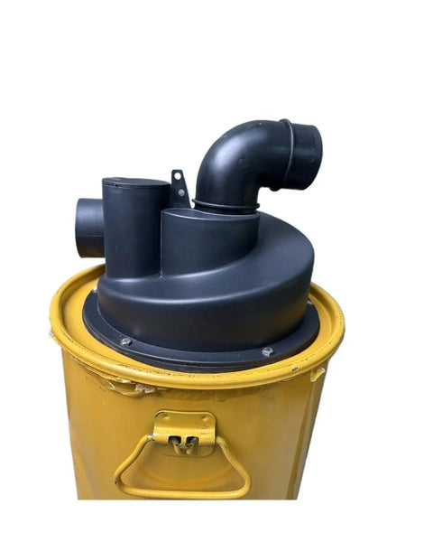 2.5 Inch Double Filtration Cyclone Dust Collector For Woodworking DIY Turbocharged Filter Industrial Separator close-up