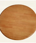 Top Shelf Heavy Duty Oak Lazy Susan Turntable Featuring Slick 360 Degree Spin And Rock Solid Anti Slip Base Designed For Kitchen Islands Or Party Hosting - top view of oak serving turntable