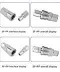 Leakproof Threaded Pneumatic Releases Coupler for Smooth Airflow and Quick Connect Air Tool Fittings High Quality Pneumatic Components for Reliable Tool Free Setup, metal coupling set