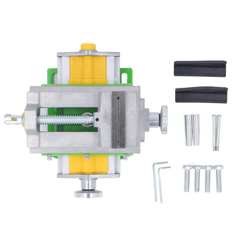 Ycauty Cross Slide Drill Vice Xy Multifunctional Compound Vise For Table Milling Machines 0-80mm assembled with accessories