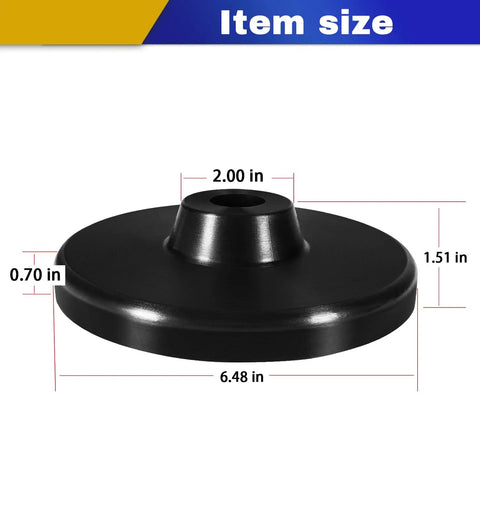 Level Up Your Gladiator JT Rig With This Badass Three Quarter Inch Polyurethane Rear Lift Coil Spring Spacer, black with measurements.