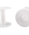 2 Inch White Plastic Spools 16 Pack Empty Spools For Storing Ribbon Thread Cord Rope Wire String Chain And Jewelry Making Supplies