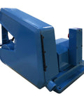 Heavy Duty 2 X 48 Inch Belt Grinder Built Like A Rock Solid Workhorse With Six Thousand FPM Drive Wheel One Horsepower Motor view side angle.