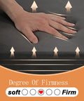 Hand pressing 2 Inch Thick Memory Foam Chair Cushion For Folding Chairs With Ties, Non Slip Dining Pad For Indoor Use