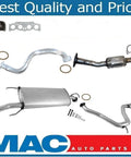 Toyota Rav4 2.4L Front And Rear Exhaust System Replacement Parts Drop In Full Converters Kit For 2006 2007 2008 SUV with hardware