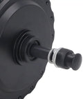 Close-up view of 48V 750W Brushless Toothed Rear Hub Motor for 20 Inch and 26 Inch E Bikes, aluminum alloy construction.