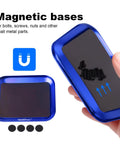 Magnetic screw tray from Titanium Hex Screwdriver Set With 1.5mm 2.0mm 2.5mm 3.0mm Bits, 4-Way RC Wrench, Screw Tray, End Cap Handle