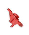 Distributor Cap And Rotor Kit Red For High Performance Ignition System Upgrade Low Resistance Brass Contacts Resists Carbon Tracking Street Ready Replacement Part For Reliable Spark And Maximum Voltage Transfer. red distributor rotor side view
