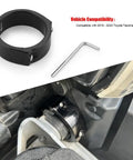 Cnc Aluminum Tailgate Anti Theft Lock For Toyota Tacoma 2016 To 2023 Heavy Duty Truck Bed Security Device with installation tool.