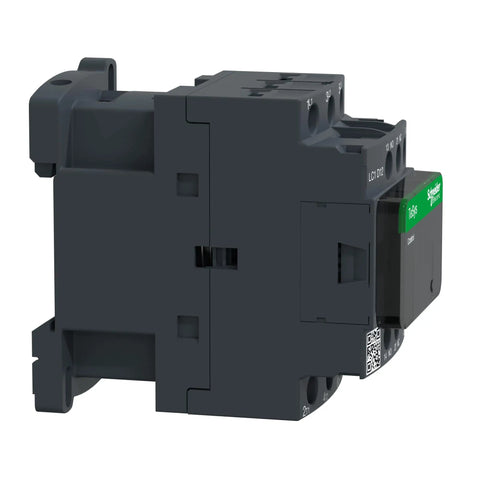 Beefy 120V AC Coil 3-Pole Non Reversing Contactor with 1 NO and 1 NC for industrial motors, side view