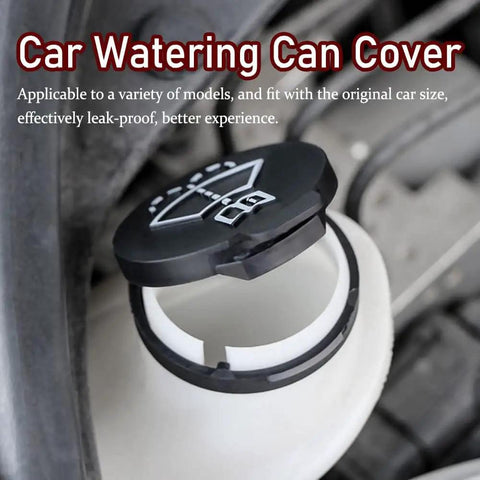 Two Pack Windshield Washer Fluid Reservoir Cap Replacement Fits Chevy Buick Cadillac OE Numbers 13227300 12767700 12788573 19172571 Durable Plastic Reservoir Cap For Easy Under Hood Maintenance And Leak Prevention on open white container near engine