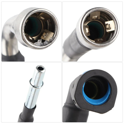 Heavy Duty Stainless Steel Fuel Line Kit For Chevy Impala And Monte Carlo 3.5L Flex Engine 2006 To 2011 quick disconnect and fittings