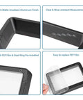Beefy Aluminum Resin Vat With Preinstalled FEP Film And Steel Ring Rugged Metal Frame Tank For 3D Printing Close-up Details