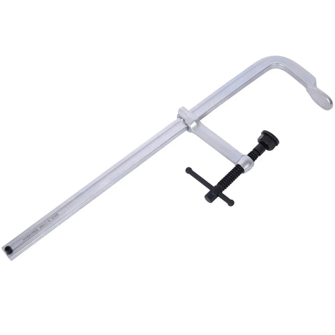 Heavy-Duty F-Clamp 2-Pack 24-Inch Bar Clamps With Swivel Pads Forged Steel for woodworking projects and welding tasks.