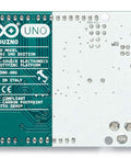 Back view of Uno Rev3 SMD Microcontroller Board with ATmega328P 16MHz 32KB Flash USB and PWM support for DIY projects and prototyping