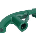 Estink Heavy Duty Cast Iron Manual Pipe Bender tool part with green finish designed for 90 to 180 degree bends.