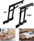 Two Pack Folding Lift Up Top Coffee Table Mechanism With Gas Hydraulic Hinges Heavy Duty Lift Frame Hardware Installed