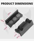 Product dimensions of Professional Grade 4 Inch Magnetic Vise Jaw Pads Crafted From Heavy Duty Solid Aluminum AN Fitting Protectors.