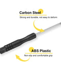 Honestly The Slickest Mini Phillips Screwdriver Boasting A Tight 2.0mm Cross Head and Lean Profile with Carbon Steel and ABS Plastic grip.