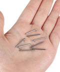 Heavy Duty Quick Release Spring Bars Kit With Watch Repair Tool For Stainless Steel Watch Straps Sizes 12mm To 24mm on a hand.