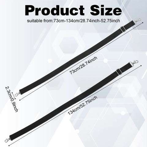 2 Pack Horse Blanket Leg Straps Adjustable Elastic With Double Swivel Snaps Replacement 24 To 42 Inches size chart