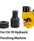 Single Hole Punch Die Set For Hydraulic Punch Tool Compatible With CH 70 Machines, heavy duty metal dies, heat treated alloy steel.