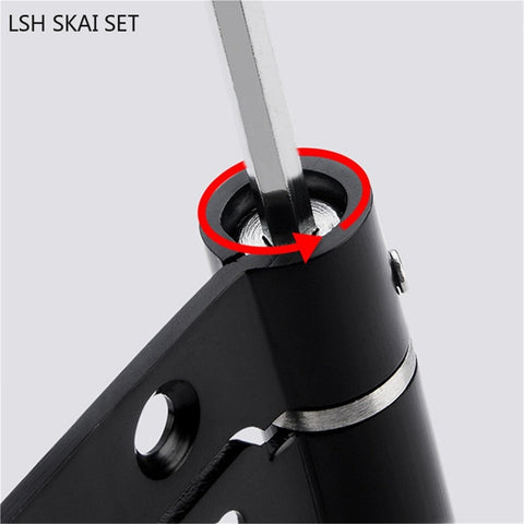 Adjusting tool on hidden stainless steel door hinge with hydraulic buffer damping slick spring loaded cabinet door closer
