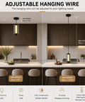 Adjustable hanging wire detail of Alabaster Pendant Lights, Smoky Gray Glass Pendant Light Fixtures in kitchen setting.