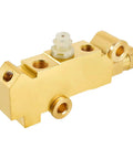 Solid Brass Disc Drum Proportioning Valve PV2 172-1353 brass valve with precision design for brake balance.