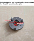 E Bike Motor Gear Kit For Bafang Hubs 38mm And 47.5mm Worm Gears 36T showing 70mm and 15mm measurements on hub component