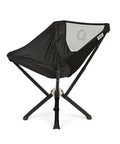 Go To Ultra Lightweight Camping Chair For Outdoors Easy Fold Portable Lawn Chair With Reinforced 400 LB Capacity in black