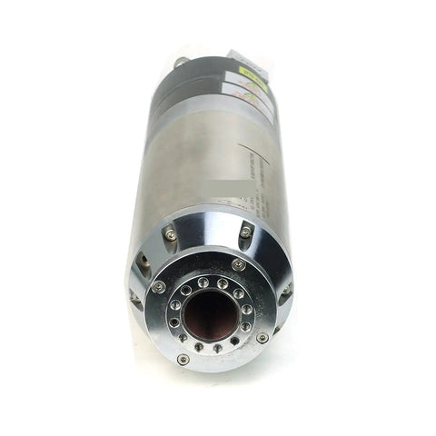Rock Solid 3500W BT30 CNC Router Spindle Motor Boasts Knockout Performance With 220V Or 380V Power Running Up To 18000 RPM, showing spindle front view.