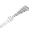 Huge 200-Piece Compression And Extension Spring Assortment Kit With 20 Different Sizes For Serious Car Repairs, Garage Work, Heavy Duty Maintenance, And Everyday Hardware Fixes Featuring Sturdy Metal Coils And A Nifty Storage Box, assorted springs