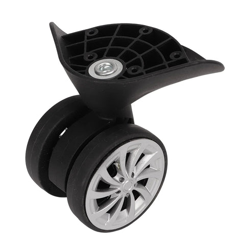 Durable Nylon Luggage Caster Wheels Replacement Pair, 360 Degree Swivel Suitcase Wheels for Travel side view