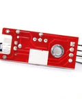 3 Pack Linear Magnetic Hall Switches Sensor Module with red circuit board for DIY projects and speed counting.