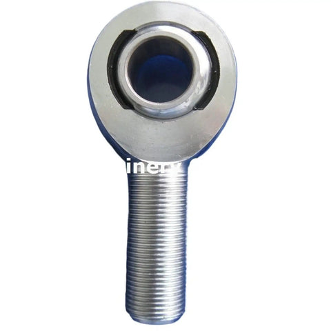 Close-up of Tough As Nails Pair Of Chrome Molybdenum Steel Male Rod Ends with sealed bearings, designed for suspension.
