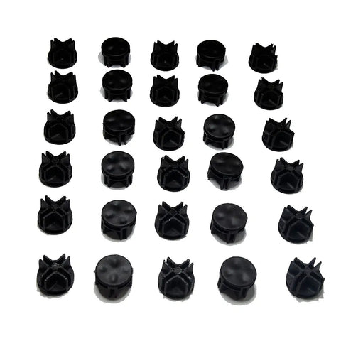 32 Piece Cube Connector Kit For Plastic Wire Cube Organizer System ABS Connectors Black Finish DIY Modular Shelving