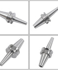 BT30 Shrink Fit Tool Holder With 1/8 Inch Bore And 3.15 Inch Projection forged from heavy duty hardened steel, front view.