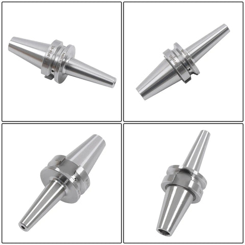 BT30 Shrink Fit Tool Holder With 1/8 Inch Bore And 3.15 Inch Projection forged from heavy duty hardened steel, front view.