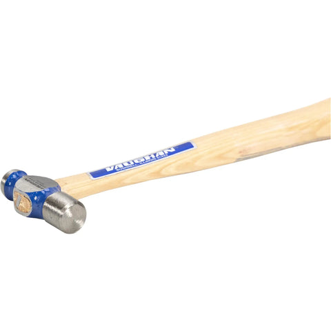 Ball Pein Hammer 4 Oz With Hickory Handle Drop Forged American High Carbon Steel TC504 Pro Grade Heavy Duty Metalworking Hammer