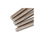 Beefy Heavy Duty Titanium Full Threaded Bar Studding Set Grade 2 TA2 Titanium 500mm Length M3 To M16 Thread Diameters Not Polished 5 Piece Bolt Kit