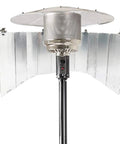 Adjustable Heat Focusing Reflector For Round Natural Gas And Propane Patio Heaters Boosts Heat Range Increases Efficiency Blocks Heat From Walls And Obstacles Easy To Install Green Outdoor Heating Solution