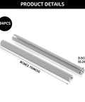 Reflective Spoke Covers 84 Pack For Bikes And Motorcycles, 80mm ABS plastic highlight dimensions 8cm length shown