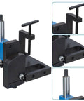 Heavy Duty Industrial Pipe Tube Notcher That Cranks From Zero To Fifty Degrees for precise cuts, featuring adjustable clamp and sturdy build.