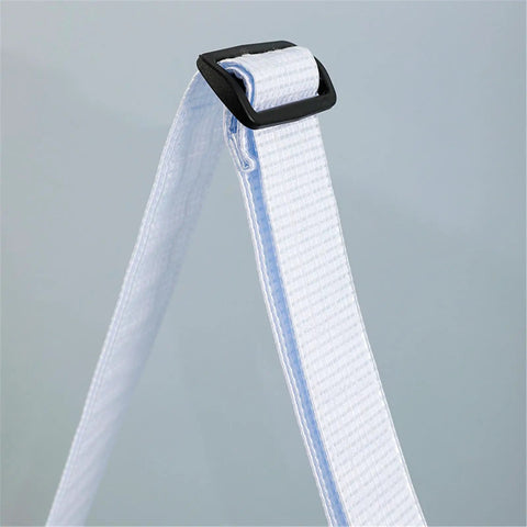 Clear Pvc Crossbody Shoulder Bag For Engineers And Tech Pros Solid Game Changer Heavy Duty Device Tool Case shoulder strap detail.