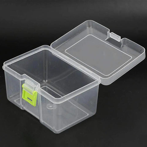 High Efficiency Adjustable Date Coding Machine For Food Plastic Bags inside clear plastic storage container with green latch.