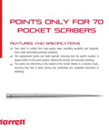 Replacement Point For 70A Scriber With Knurled Nickel Plated Handle, Durable Steel Build, Two And Three Eighths Inch Point Length
