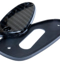Carbon Fiber Look Antenna Block Off Delete Plate Cover Kit With Rubber Gasket For Honda Civic EG6 CX DX Si 1996 1997 1998 1999 2000