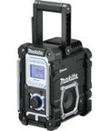 18V LXT Cordless Bluetooth Job Site Radio With FM Stereo Clock and Snooze Menu Controls, rugged black design